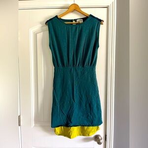 Teal and Yellow/GreenWomen's Dress Matilda Jane size small